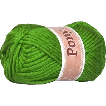 Příze Pony NGM extra silná příze 987 zelená