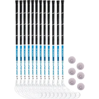 Florbal Unihoc Basic Set Unihoc SNIPER 30 Florbalová sada bílá / modrá, 87cm (=97cm), (9 - 12 let)