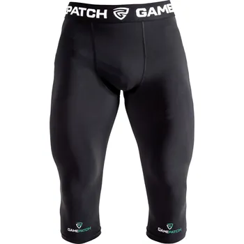 Pánské termoprádlo Game Patch 3/4 Compression tights 3/4 kompresní kalhoty XS, černá