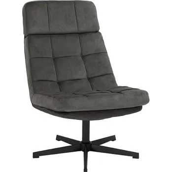 Křeslo LABEL51 Otočné křeslo ALVAR antracit CH-73.021