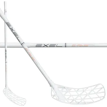 Florbal Exel E-FAST PRO WHITE 2.9 ROUND MB Florbalová hůl bílá, Pravá (pravá ruka dole), 101cm (=111cm)