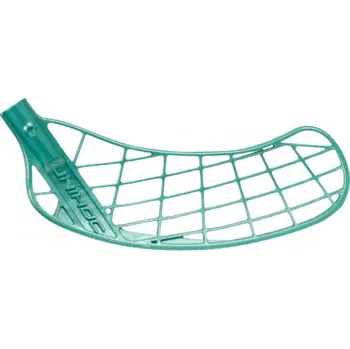 Florbalová čepel Unihoc Player Florbalová čepel signature green, Střední, Pravá (pravá ruka dole), PE - polyethylen