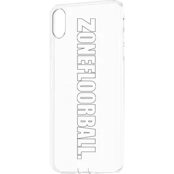 Zone floorball iPhone XS MAX cover ZONE Obal na mobil transparentní čirá