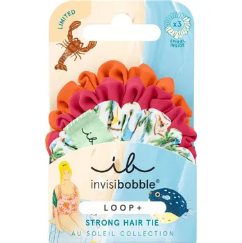 Módní doplněk Invisibobble Loop+ Beachy Bliss sada látkových gumiček do vlasů 1 ks, Beachy Bliss