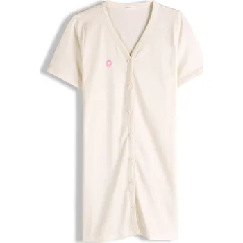 Dámské pyžamo GATE Bavlněná pyžamová noční košile s potiskem 34 226-0422/1140