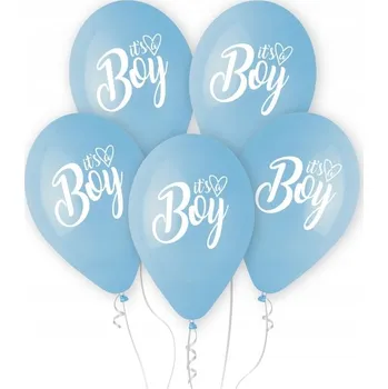 Balónek BALÓNEK GEMAR PASTEL ITS A BOY MODRÝ 33cm 1 Ks