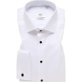Pánská košile Společenská košile GENTLE SHIRT Eterna Modern Fit bílá velikost: 38, délka rukávu: dlouhý rukáv