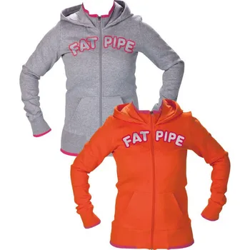 Oblečení a móda Fat Pipe Silvia Mikina s kapucí 42, šedá