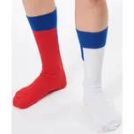 Fat Pipe CZECH REPUBLIC Ponožky EU 41-45, bílá / modrá / červená