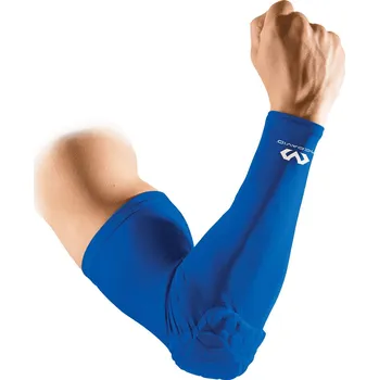 Pánské termoprádlo McDavid 6500R HEX Shooter Arm Sleeve / Single Kompresní návlek - ruka L, Modrá