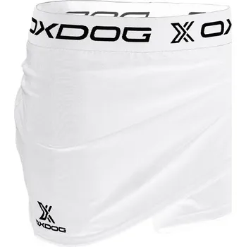 Pánské kraťasy Oxdog TIEBREAK SKIRT WOMAN Sukně na padel M, bílá