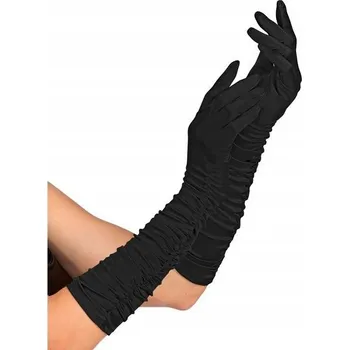 Rukavice Widmann Černé rukavice s pěti prsty ve stylu 20., 30. a 40. let