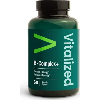 Vitalized B-Complex+ Doplněk stravy s obsahem vitaminu B 60 ks, kapsle