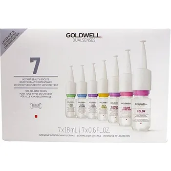 Vlasová regenerace Goldwell Dualsenses Serum Sampler Box sada pečujících sér na vlasy 7 x 18 ml