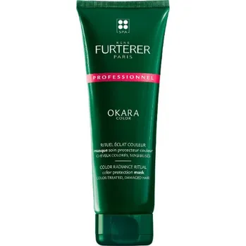 Vlasová regenerace Rene Furterer Okara Color Protection Mask výživná maska pro barvené vlasy 250 ml