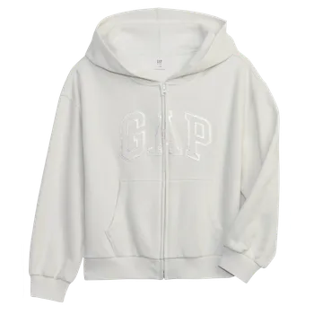 Dámské oblečení Mikina s kapucí GAP Logo Hoodie Fullzip 740017-04 Velikost XL