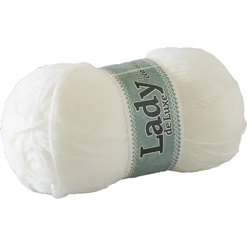 Příze Příze Lady de luxe 1111 optik bílá