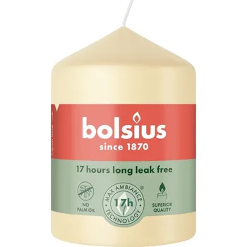 Svíčka Bolsius Válec 58x80 Beige svíčka, béžová 140 gram