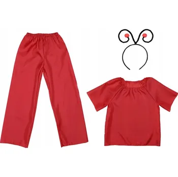 Karnevalový kostým KOSTÝM BERUŠKA SADA KOSTÝM BERUŠKY NA PLES JARO ČELENKA 98-110 3 díly