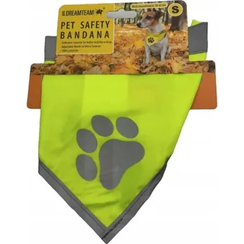 Obleček pro psa NEONOVÁ REFLEXNÍ NÁKRČNÍK PRO PSA - vel. S