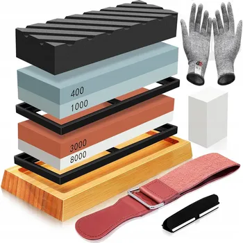 BROUSEK VODNÍ BROUSEK NA NOŽE SADA KAMENŮ PRO BROUŠENÍ BROUSKU