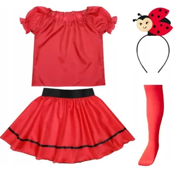 Karnevalový kostým KOSTÝM BERUŠKA KOSTÝM BAL JARO ČELENKA HALENKA SUKNĚ 116-128 5el