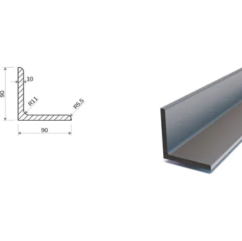 Stavební materiál L Profil 90x90x10 (S355)