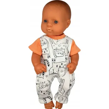 Doplněk pro panenku Pomerančové body s krátkým rukávem pro panenku 30 cm