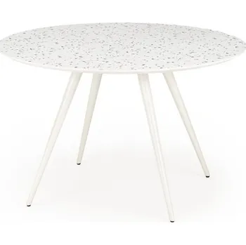 Jídelní stůl Jídelní stůl Aramis 120 cm terrazzo bílý