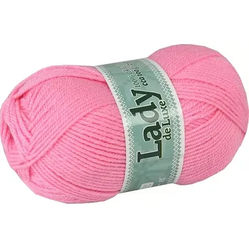 Příze Příze Lady de luxe 1110 baby růžová
