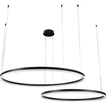 LED Stmívatelný lustr na lanku LED/128W/230V 3000-6500K + dálkové ovládání