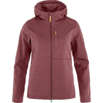 Dámské oblečení mikina dámská FJÄLLRÄVEN Keb Fleece Hoodie W, Mesa Purple - XL