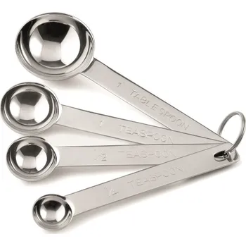 Sada odměrných lžiček WEIS Odměrky nerezové 4 ks