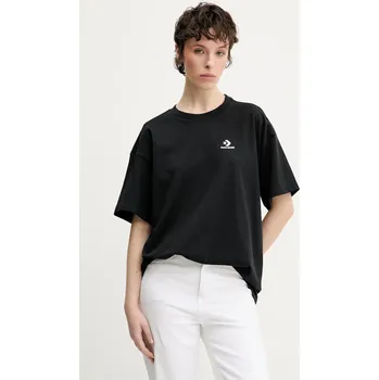 Pánské tričko Bavlněné tričko Converse 10028415.A01 černá 99X, vel. XS