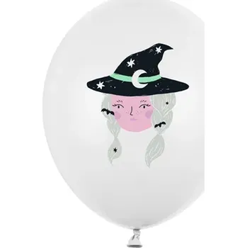 Balónek BALÓNEK PARTY DECO SILNÝ PASTELOVÝ ČARODĚJNICE BÍLÝ 30 cm 1 Ks