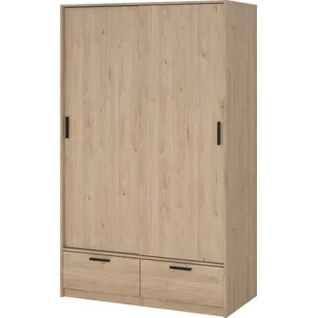 Šatní skříň TVI Šatní skříň s posuvnými dveřmi Line 74324 jackson hickory