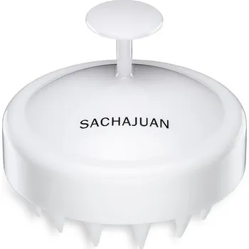 kartáč na vlasy Sachajuan Scalp Scrub Brush kartáč pro peeling vlasové pokožky Bílá
