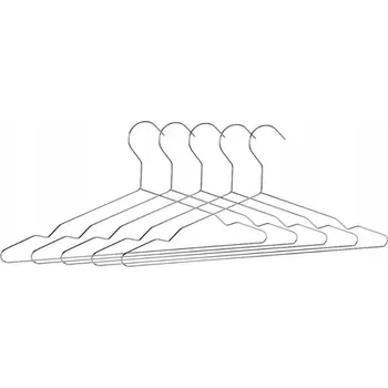 Věšák Věšáky na oblečení 5 ks sada kovové ocel pevné