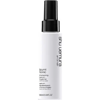 Vlasová regenerace shu uemura Izumi Tonic Haircare Thickening Serum lehké sérum pro zahuštění, posílení a lesk vlasů 90 ml