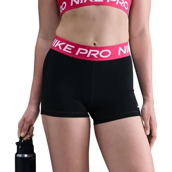 Pánské kraťasy Dámské tréninkové kraťasy NIKE PRO-W NP 365 SHORT 3IN BLACK/RUSH PINK/WHITE Černá S