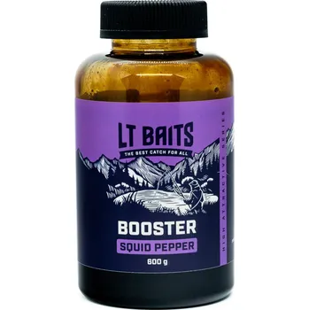 Návnadové aroma Booster LT Baits Squid Pepper 600 g