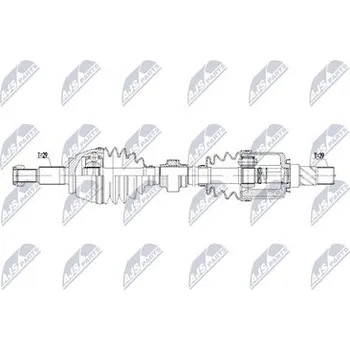 Poloosa kola Hnací hřídel - poloosa NTY NPW-RE-251