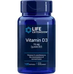 Life Extension Vitamin D3 Doplněk stravy s obsahem vitaminu D 120 ks, měkké gelové tablety