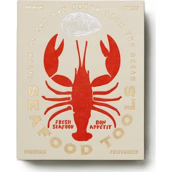 Příbor Příslušenství na mořské plody THE ESSENTIALS, sada 6 ks, Printworks