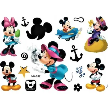Odstranitelné tetování Tetování Mickey Mouse Tattooland 15 ks