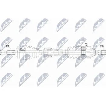 Hnací hřídel - poloosa NTY NPW-RE-217