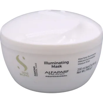 Vlasová regenerace Alfaparf Milano Semi Di Lino Diamond lluminating Mask maska pro zářivý lesk vlasů 200 ml