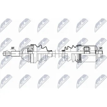 Poloosa kola Hnací hřídel - poloosa NTY NPW-CH-162