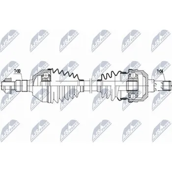 Poloosa kola Hnací hřídel - poloosa NTY NPW-PL-164