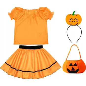 Karnevalový kostým KOSTÝM DÝNĚ NA PLES PODZIM HALLOWEEN 98-110 5 dílů